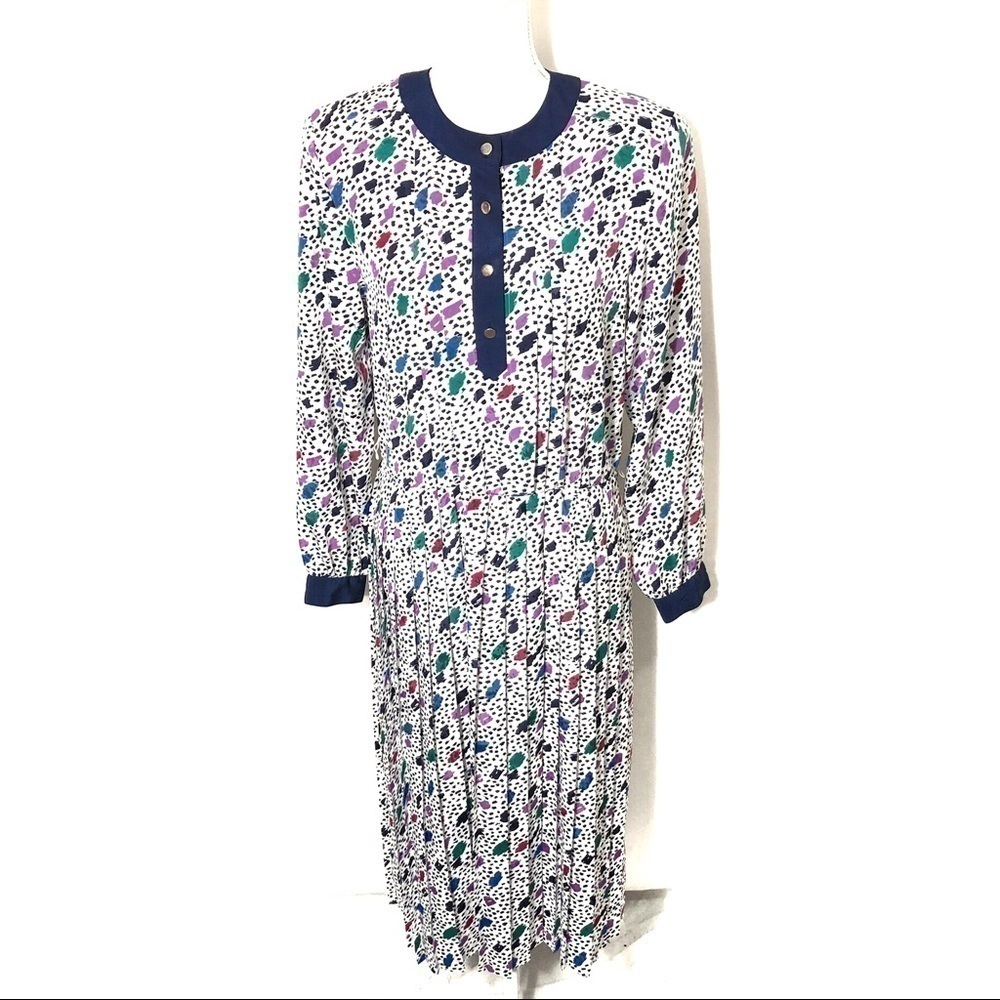 Vintage Speckle Andrea Gayle Prairie Dress Women’s